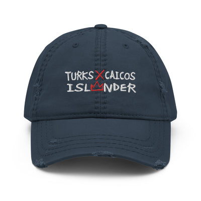 Turks X Caicos Islander Distressed Dad Hat