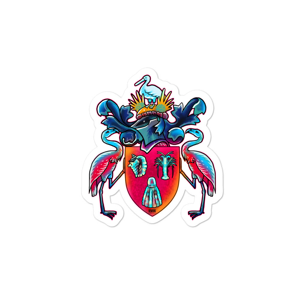 Neon Crest stickers