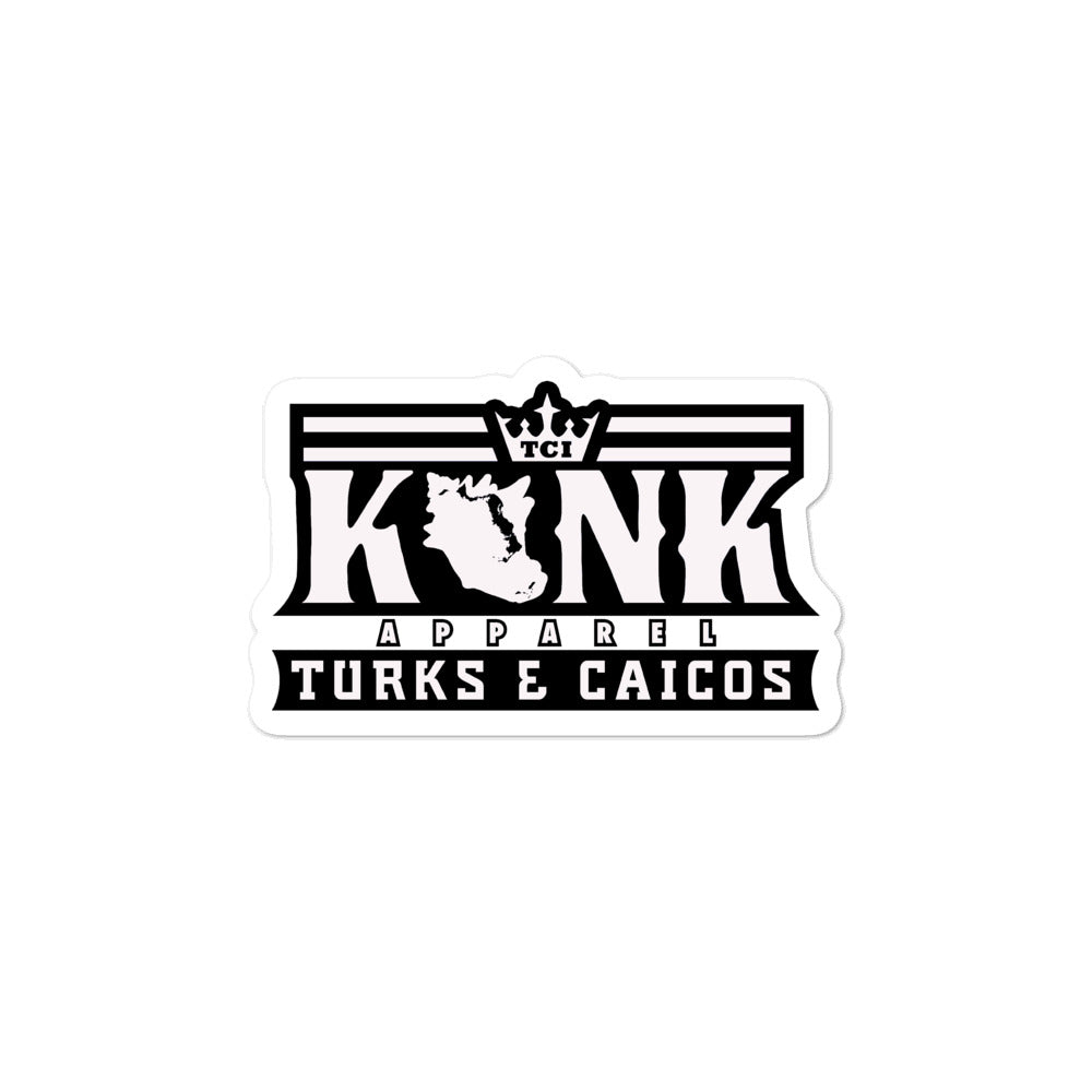 Konk Apparel Stickers (White)