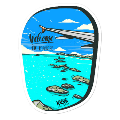 Welcome to Paradise stickers